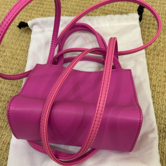 Telfar Pink Azalea mini Pink Small Shopping Bag NWOT - Picture 7 of 15